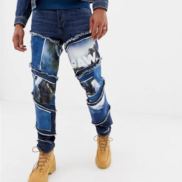Jaden Smith X G Star Raw Forces of Nature Slim Fit Jeans 30 X 32 - Picture 1 of 14